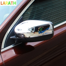 Protector de espejo retrovisor para coche, cubierta embellecedora de estilo Exterior para puerta lateral de Volvo XC60 2014 2015 ABS, 2 uds. 2024 - compra barato