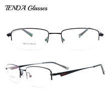 Óculos retangular para miopia, óculos de metal retangular, armação para óculos de prescrição masculino para lentes de leitura 2024 - compre barato