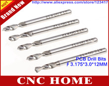 10pcs 3.175*3.0mm Micro PCB Drill, CNC Engraving Bits, Drill Bits Kit Needle,Carbide Carving Tool on Print Circuit Board 2024 - buy cheap