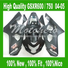 Kit de carenado negro mate para SUZUKI GSXR 600 K4 GSXR600 04 05 GSXR 750 K4 2004 2005 GSX-R600 04 05, carenados 2024 - compra barato