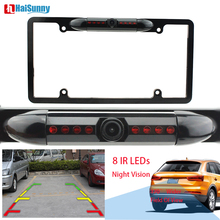 170 View Angle Car Rearview Back up Reverse Parking Camera With US License Plate Frame 8 IR LEDs Night Vision Cam 2024 - buy cheap