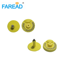 x60pcs Free ICAR Coding FDX-B RFID round and closed ear tags Animal  ID tag ear mark for pig cattle 134.2KHz/125KHz tramperproof 2024 - compre barato