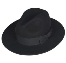 Fashion Winter Wool Women's Men's Wide Brim Fedora Hat For Gentleman Dad Panama Sun jazz Trilby Sombrero Cap 56-58CM 2024 - buy cheap