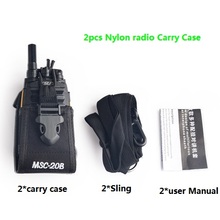 Baofeng-caja de soporte de radio para walkie-talkie, funda de nailon Para Kenwood, accesorios de Uv-5r para Motorola Yaesu, 2 uds. 2024 - compra barato
