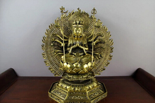 Estátua de buda kwan-yin guanyin 1000, arma de cobre de bronze com pedra s1405 do budismo 2024 - compre barato