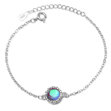 LUKENI New Fashion Silver 925 Bracelets For Women Accessories Top Quality Moon Stone Female Bracelets For Girl Birthday Jewelry 2024 - buy cheap