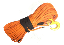 Cable de cabrestante sintético naranja de 3/8 pulgadas x 100 pulgadas, cuerda con funda y gancho (ATV UTV todoterreno) 2024 - compra barato