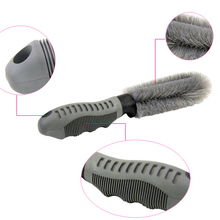 Car tire wheel cleaning brush for Audi A-series C-series S-series SQ-series RS-series Q3 Q5 SQ5 Q7 2024 - buy cheap