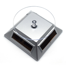 New Solar Showcase 360 Turntable Rotativo Jóias Anel Relógio Do Telefone Display Stand Stand de Exibição de Jóias Organizador Duro 2024 - compre barato