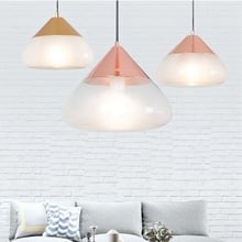 LuKLoy Modern LED Pendant Lights Glass Loft Pendant Lamp for Loft Restaurant Bar Dining Room Kitchen Island Decoration 2024 - buy cheap