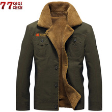 Qiqichen-jaqueta bomber masculina, jaqueta militar tática de inverno com tamanho grande de 5xl, modelo piloto de força aérea, 2021 2024 - compre barato