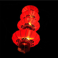4PC Chinese New Year Lantern New Year's Chinatown, Red Festive Lantern Balcony Outdoor   Waterproof Wedding Custom Silk 2024 - buy cheap