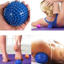 Bola de masaje con púas de PVC, punto de disparo, deporte, Fitness, mano, pie, dolor, alivio del estrés, accesorios de Fitness, Bola de relajación muscular 2024 - compra barato