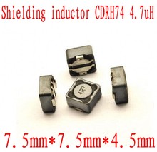 1000pcs/lot Shielded Inductor SMD Power Inductors 7*7*4MM 4.7uH CDRH74R 4R7 High Quality 2024 - buy cheap