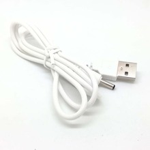 10 piezas blancas USB 2.0A macho a conector de barril de 3,5mm 5V DC Cable de alimentación del cargador 2024 - compra barato