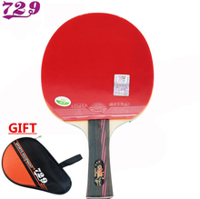RITC 729 Gold 3 stars Pips-In Table Tennis Racket with Case for PingPong 2024 - buy cheap