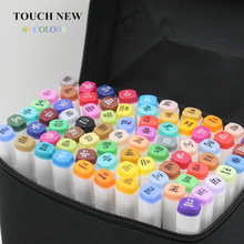 Copic Markers 60 Color Alcohol Marker Pen Soluble Pen Cartoon Graffiti Art Sketch Markers For Designers TOUCHNEW Markers 2024 - buy cheap