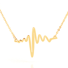 Simsimi Брендовое Золотое мини ожерелье с сердечком, женская подвеска из нержавеющей стали, оригинальные модные ожерелья для свадьбы, Подарочная бижутерия 2024 - купить недорого