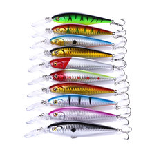 HENGJIA 1PC 11CM 10G hard plastic minnow fishing lures diving swimbaits artificial wobblers crankbaits pesca fishing tackles 2024 - buy cheap