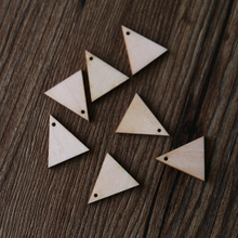 Laser cut Triangle Wooden Crown Shapes Decoration tag 2024 - buy cheap