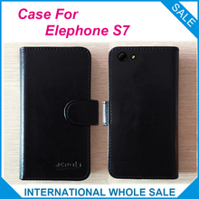 Hot!! 2017 S7 Elephone Case, 6 Colors High Quality Leather Exclusive Cover For Elephone S7 Case tracking number 2024 - buy cheap