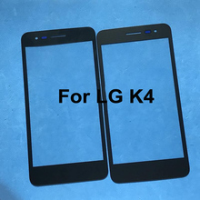 New For LG K4 LGK4 Front Outer Glass Lens Touch Screen Panel Cover Front Screen Replacement Without Flex 2024 - buy cheap