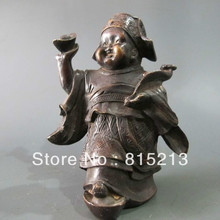 Wang 000186 Chinês Bronze Statue w CaiShen 2024 - compre barato