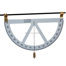 Medidor de ângulo para gradiômetro, régua ajustável para medição de triângulo, ferramenta de inclinação transferidora 2024 - compre barato