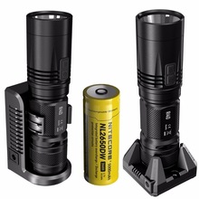 NITECORE R40 Flashlight XP-L HI max 1000 lumen beam distance 520 meter tactical torch with Rechargeable battery  charger cradle 2024 - buy cheap