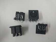 100 piezas circulares DIN Jack hembra S Terminal 8 pin montaje en PCB conector 2024 - compra barato