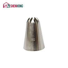 SHENHONG #352 Decorating Tips Cake Cream Icing Piping Nozzle Pastry Tools Stainless Steel Cupcake Boquillas 2024 - buy cheap