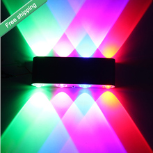 Бесплатная доставка 2016 новинка 8 Вт современсветодиодный светодиодный настенный светильник из алюминия для коридора спальни коридора крыльца фоновый светильник 110-220 В 2024 - купить недорого