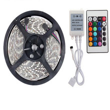 DC 24V LED Strip RGB 5050 tape Tiras fita de luces Waterproof  5M warm white with Remote Controller CE RoHS Free Shipping 2024 - buy cheap