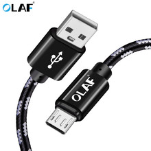 OLAF Micro USB Cable Fast Charging Microusb Charger Cord For Samsung S7 Xiaomi Redmi Note 5 Pro Tablet Android Phone Micro Cable 2022 - buy cheap