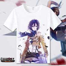 Attack on Titan Cosplay T Shirt Scout Regiment Summet T-Shirt Shingeki no Kyojin Recon Corps Top Tee Halloween Cosplay Costume 2024 - buy cheap