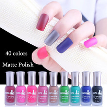 1 Bottle 12ml Matte Dull Nail Polish Fast Dry Long-lasting Nail Art Varnish Lacquer Nail Color 40 Colors 2024 - buy cheap