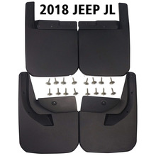 For 2018 Jeep Wrangler JL New Body Style Deluxe Splash Guards Fender Flares Mud Flaps For Jeep Wrangler JL Front And Rear 2024 - buy cheap