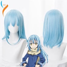 That Time I Got Reincarnated as a Slime Cosplay Wig Rimuru Tempest Long Blue Hair Role Play Tensei shitara Slime Datta Ken 2024 - buy cheap