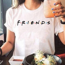 Summer Fashion T Shirt Women VOGUE Printed Friends T-shirts Short Sleeve O-neck Harajuku Kawaii Tops Tee Shirt Femme Clothing 2024 - buy cheap