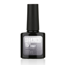 ROSALIND-botella negra para esmalte de uñas, esmalte de Gel para manicura, superior, LED UV, de larga duración, 10 mate ML 2024 - compra barato