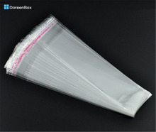 Doreen Box hot-  200 Clear Self Adhesive Seal Plastic Bags 16x3.5cm (B08986) 2024 - buy cheap