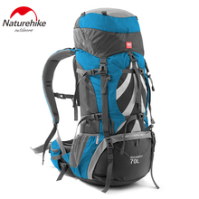 NatureHike Professional Camping Hiking Backpack Rucksack Outdoor Internal Frame Mountaineering Bag for Men and Women 70L 2024 - buy cheap