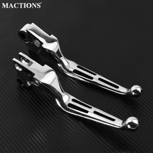 Motorbike Chrome Brake Clutch Levers For Harley 1996-2003 XL,1996-2007 Dyna and Touring,1996-2007 and 2011-2014 Softail 2024 - buy cheap