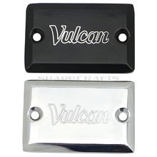 Capa para reservatório de motocicleta, tampa cromada preta para freio frontal de cilindro mestre, para kawasaki vulcan vn 400 800 900 1500 2024 - compre barato