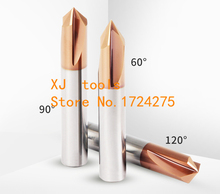 3mm-20mm*60 90 120 degrees 3flutes HRC60 Solid carbide chamfer drill Chamfering cutter Countersink Drill Bit Free shipping 2024 - buy cheap