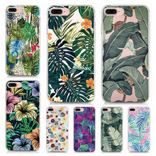 For One Plus 6 7 6T 5 5T X 3 2 one Soft Tpu Silicone Case Green leaves Cover Protective Coque Shell Phone Cases 2024 - buy cheap