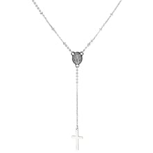 Sparkly Jesus Cross Pendant Necklace Long Chain Virgin Mary Coin Necklaces Pendants Religious Stainless Steel Jewelry 22411 2024 - buy cheap