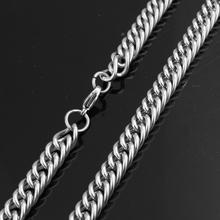 Necklaces For Men Miami Cuban Link Chain Hip Hop Jewelry Long Chains Thick 10mm Stainless Steel Big Chunky Necklace Gift 2024 - buy cheap
