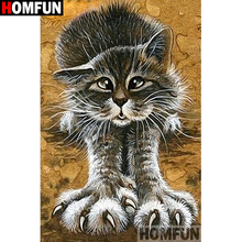 HOMFUN Full Square/Round Drill 5D DIY Diamond Painting "Cartoon cat" 3D Diamond Embroidery Cross Stitch Home Decor A18939 2024 - buy cheap