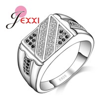 Anillos de diamantes de imitación de circón para mujer, estilo Simple, accesorios de fiesta Unisex, joyería de plata de ley 925 2024 - compra barato